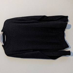 Barry Brocken Women's size large 100% silk black turtleneck Sweater